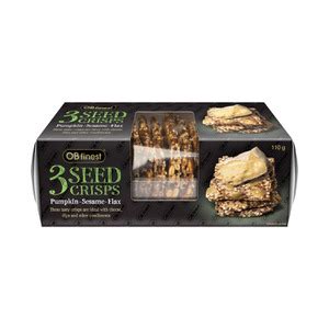 Buy OB Finest 3 Seed Crisps 110g Coles