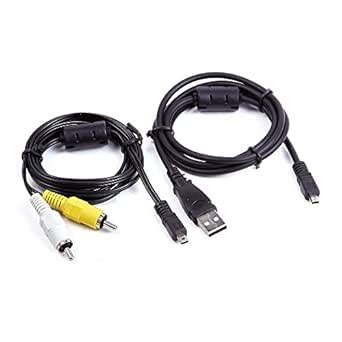 Amazon MaxLLTo USB Data SYNC AV A V TV Cable Cord For Nikon