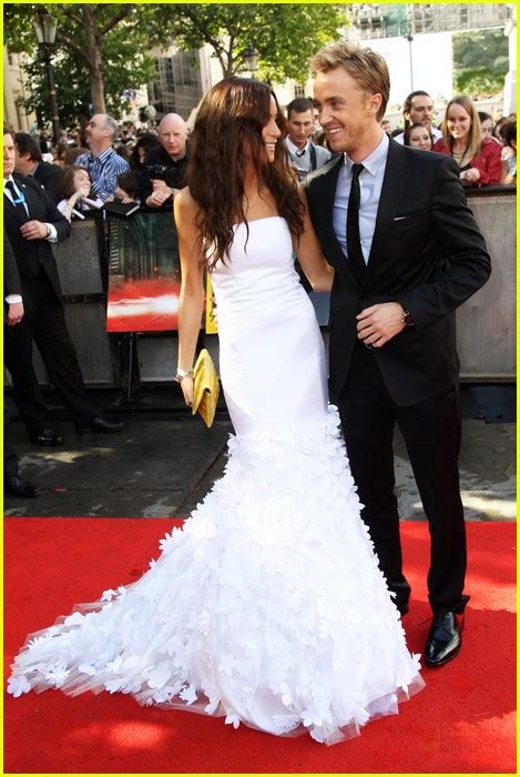 Tom Felton Harry Potter Premiere With Jade Olivia Harry Potter