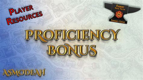 Player Resources Proficiency Bonus Explained Youtube