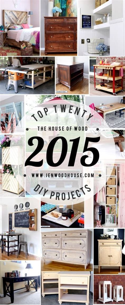 Top 20 Diy Projects Of 2015 Easy Woodworking Projects Diy Furniture