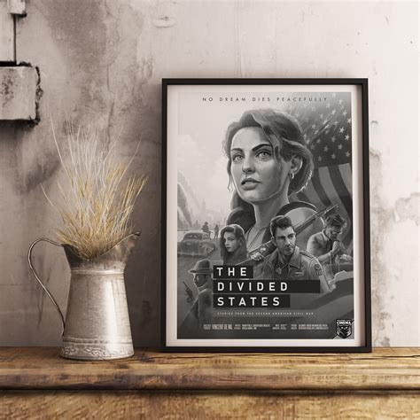 The Divided States Season 1 Poster Framed Kaiser Cat Cinema Webshop