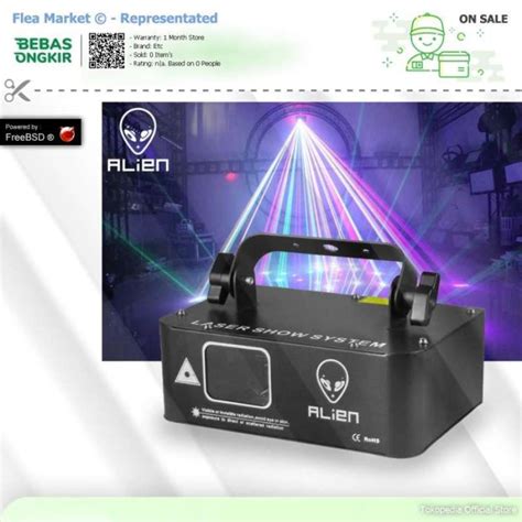 Jual Alien Lampu Sorot Panggung Disco Beam Laser Rgb Dmx Mw Slp