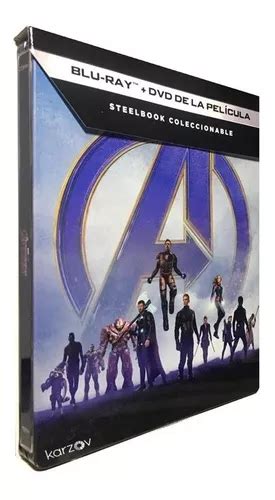 Avengers Endgame Steelbook Marvel Pelicula Blu Ray Dvd MercadoLibre