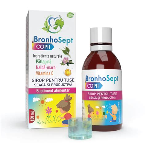 Sirop Pentru Tuse Seaca Si Productiva Bronhosept Copii Farmacia