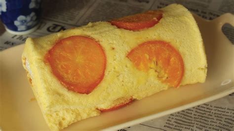 Orange Swiss Roll Cake Recipe By Chef Hafsa YouTube