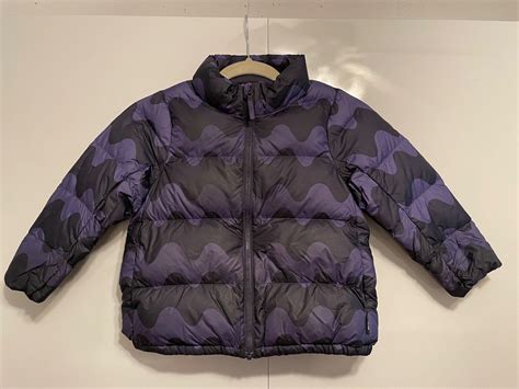 Uniglo X Marimekko Ultra Light Down Jacket Kids Size Gem