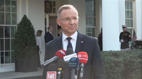 Wizyta W Usa Prezydent Andrzej Duda Po Spotkaniu Z Joe Bidenem