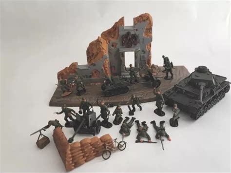 LOT SOLDATS ANCIENS Maquettes Chars Diorama Airfix Revell WW2