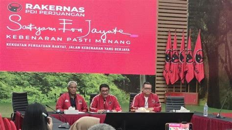 Menyibukkan Diri Alasan Pdip Tak Undang Presiden Jokowi Hadiri