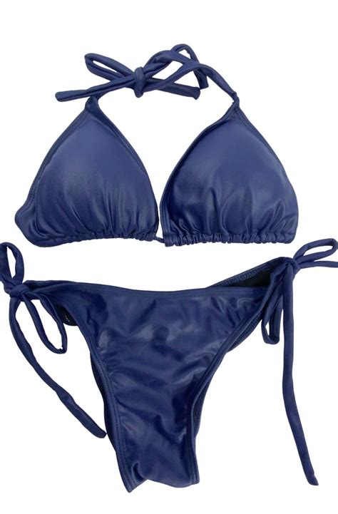 Scrunch Bikini Cirre Set Top Bottom Tie Side Tie Side Bella Art