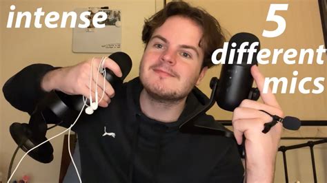 Fast Aggressive Asmr Hand Sounds Mic Triggers W Different Mics Mic