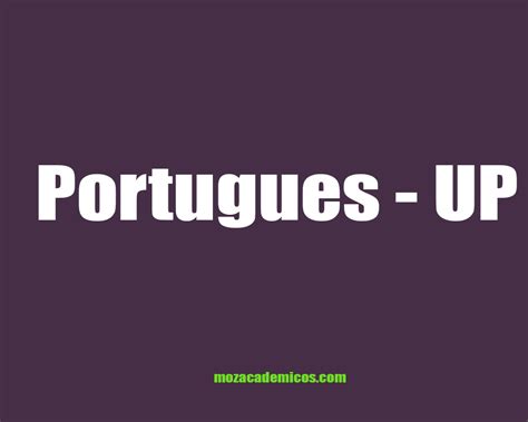 Exames de Admissão Portugues UP pdf Biblioteca Academica