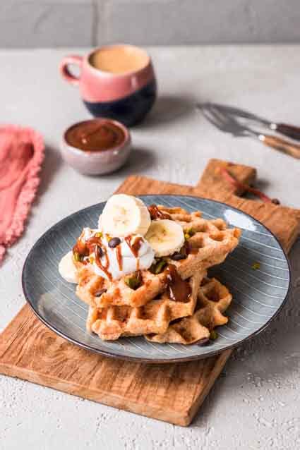 Glutenfreie Und Vegane Fluffige Karottenwaffeln