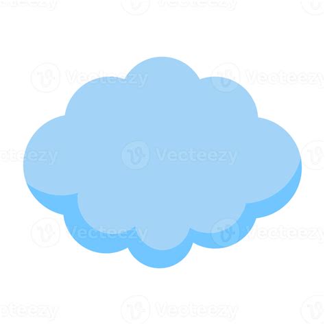 Blue Cloud icon. 18887849 PNG