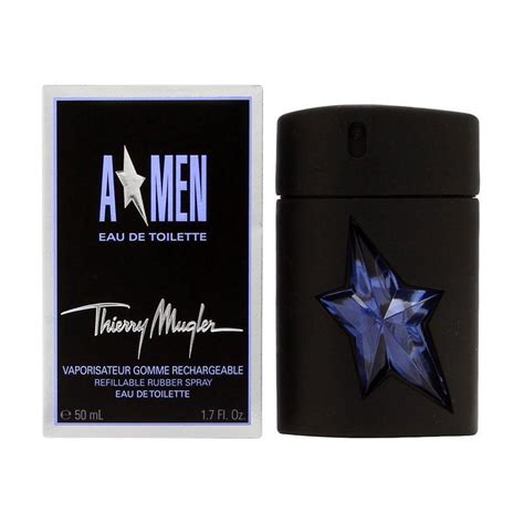 Thierry Mugler A Men For Men Ml Edt Refillable Rubber Spray Faureal