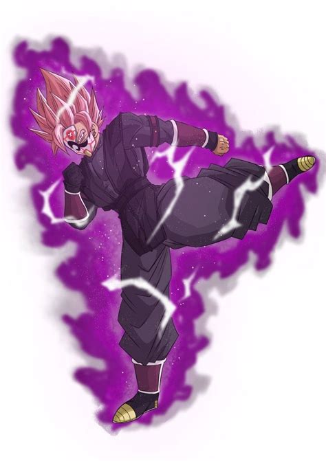 Goku Black Ssj Rose 2 Crimson Masked Saiyan Dibujos Faciles De Goku