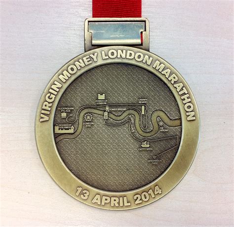 The London Marathon Medal – Mapping London