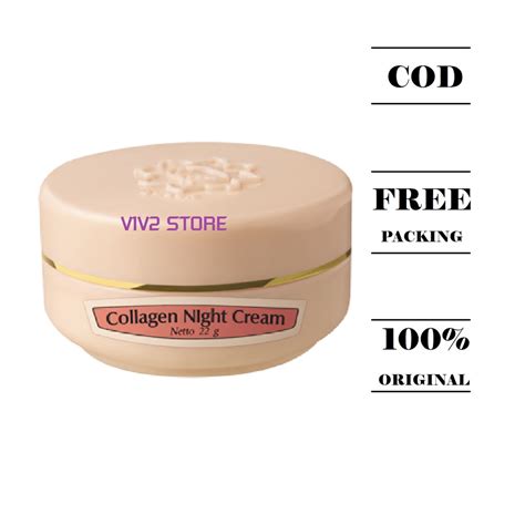 Jual Viva Collagen Night Cream Krim Malam Viva Dengan Kolagen Shopee