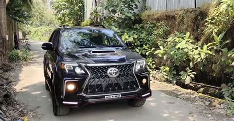 Toyota Fortuner Type 2 Modified With A Lexus Body Kit Looks Premium