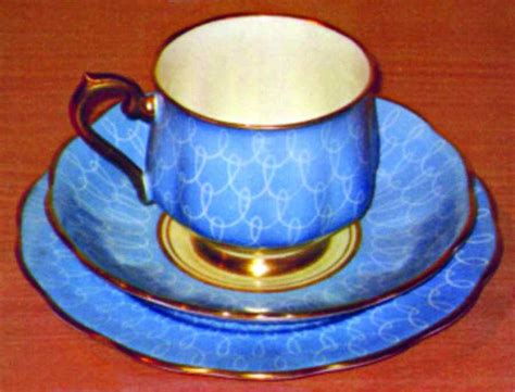 Swirl Blue Footed Cup And Saucer Set By Royal Albert Replacements Ltd