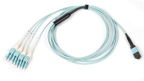 MPO LC 8F Optic Patch Cord ConnectLab Pte Ltd