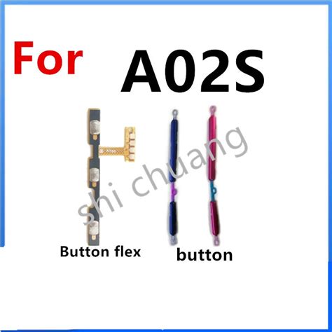 Switch Power On Off Button Flex And Out Side Volume Up Down Button Flex For Samsung Galaxy A02s