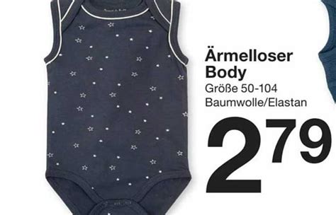 ärmelloser Body Angebot bei Zeeman 1Prospekte de