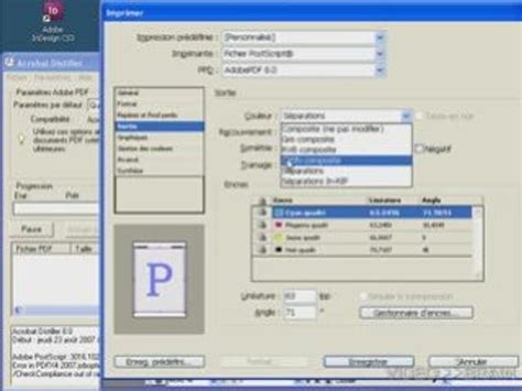 Adobe InDesign CS3 Export PDF via Acrobat Distiller Vidéo Dailymotion