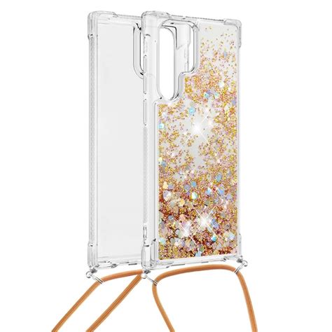 Lunso Backcover Koord Samsung Galaxy S Ultra Glitter Goud