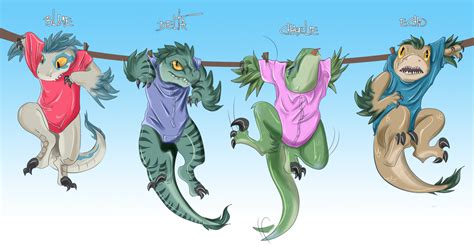 JW - Baby raptors by DarkMirime on DeviantArt