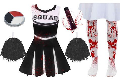 Zombie Cheerleader Costume For Girls