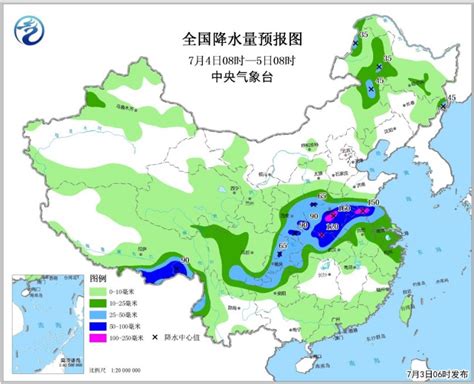 暴雨蓝色预警持续川陕仍有暴雨豫鄂苏皖将现大暴雨 中国气象局政府门户网站