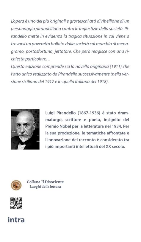 Luigi Pirandello La Patente Edizioni Intra