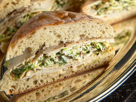 Turkey Sandwiches With Brussels Sprout Slaw Recipe Ina Garten Food Network