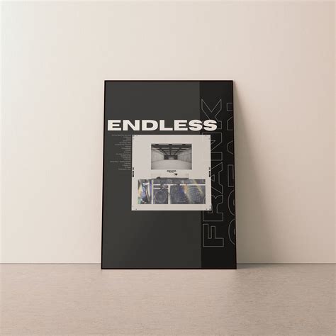 Frank Ocean Endless Album Poster Etsy