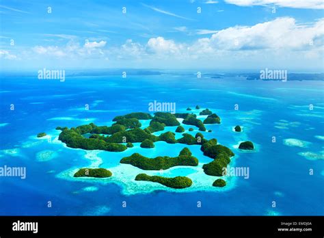 Palau Islands From Above Bahamas Aerial Stock Photo Alamy