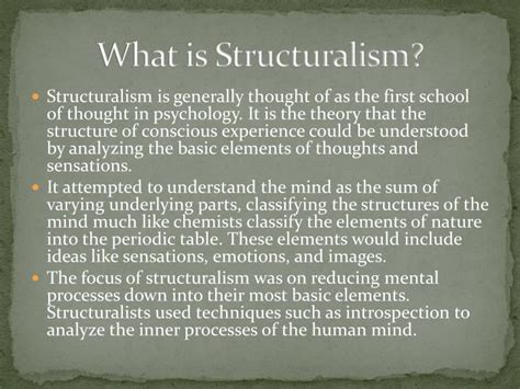 Ppt Structuralism In Psychology Powerpoint Presentation Id2734199