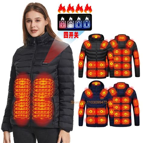 Self Heated Jacket Winter Heated Clothing Vest Men Women Usb Heating