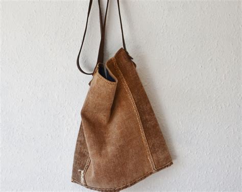 Crossbody Bag Sakabukuro Light Brown Day Bags Natural Japanese Etsy