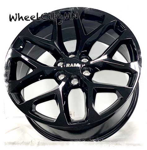 Gloss Black Snowflake Oe Replica Wheels Fits Ram X