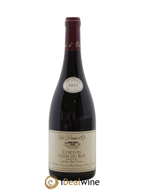 Buy Corton Grand Cru Clos Du Roi La Pousse D Or Domaine De 2013 Lot 92656