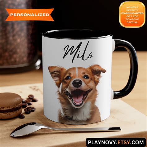 Personalized Pet Mug Using Pet Photo Name Custom Dog Mug Dog Coffee Cup Custom Pet Mugs Dog Mom ...