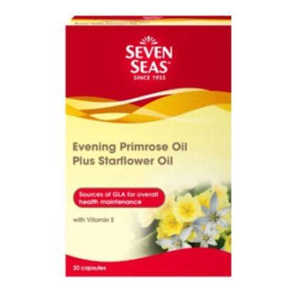 Seven Seas Evening Primrose Oil Starflower Oil Mg S Exp Aug