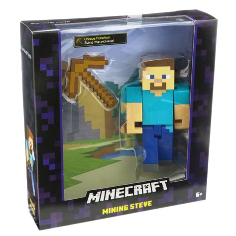 Mattel Minecraft Action Figure Mining Steve Shop Action Figures And Dolls At H E B