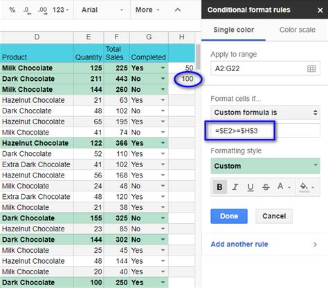 Google sheets if then formula color - turkeydas