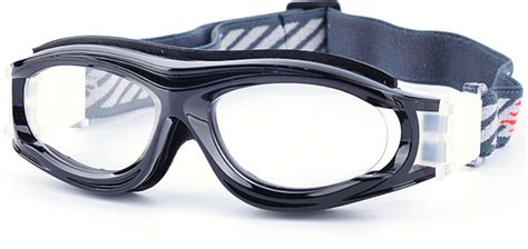 Kids Sports Goggles Glasses BL028 Black +Rx Lenses - Goggles n More