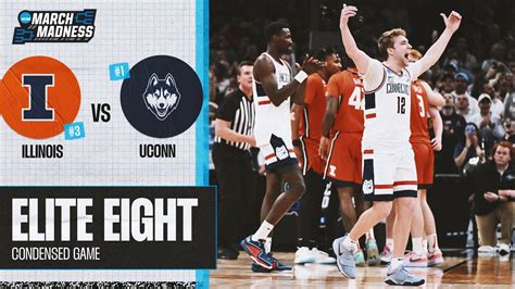 Uconn Vs Illinois Elite Eight Ncaa Tournament Extended Highlights