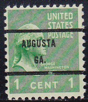 Precancel Augusta GA PSS 804 71 Bureau Issue United States