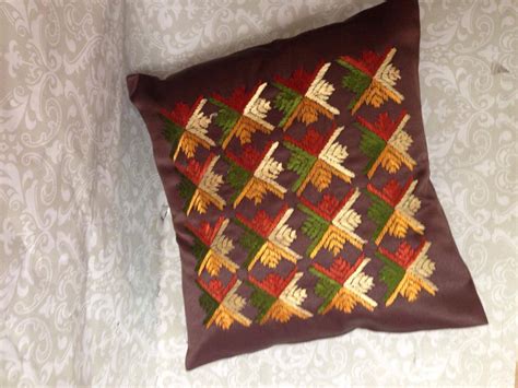 Phulkari Embroidered Cushion Cover Sarang